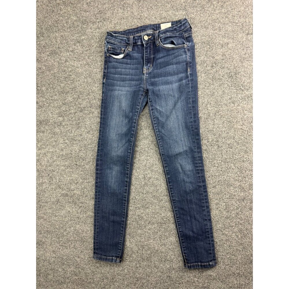 Bridge by Gly Ankle Skinny Jeans‎ Women's 25 Mid Rise Stretch Blue Denim